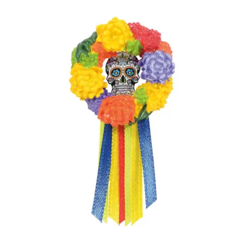 Department 56 - Halloween Village>Tannenbaum Holiday Shop Halloween Village - Day Of The Dead Wreaths