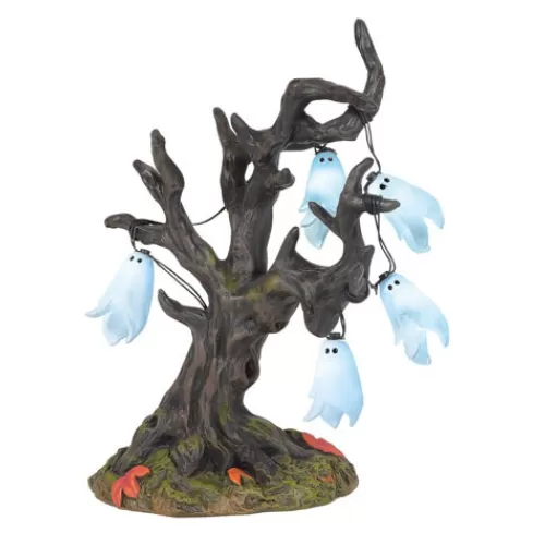 Department 56 - Villages^Tannenbaum Holiday Shop Halloween Village - Illuminated Ghost Tree