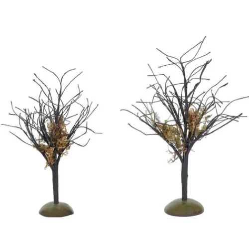 Department 56 - Villages^Tannenbaum Holiday Shop Halloween Village - Midnight Moss Trees