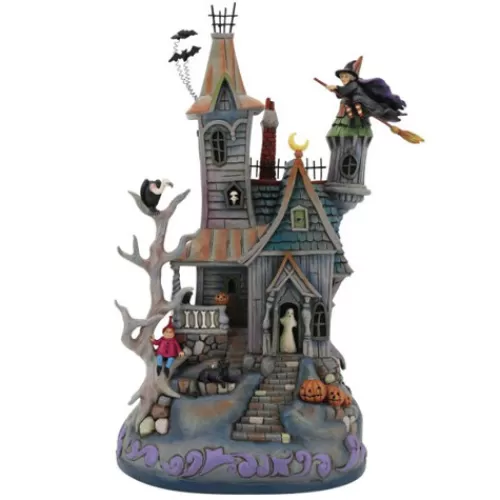 Lights And Lite-Up Decor>Tannenbaum Holiday Shop Haunted House Masterpiece