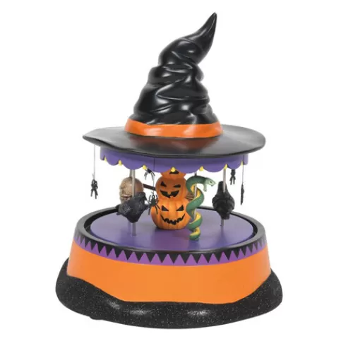 Department 56 - Halloween Village>Tannenbaum Holiday Shop Haunted Scary Go Round