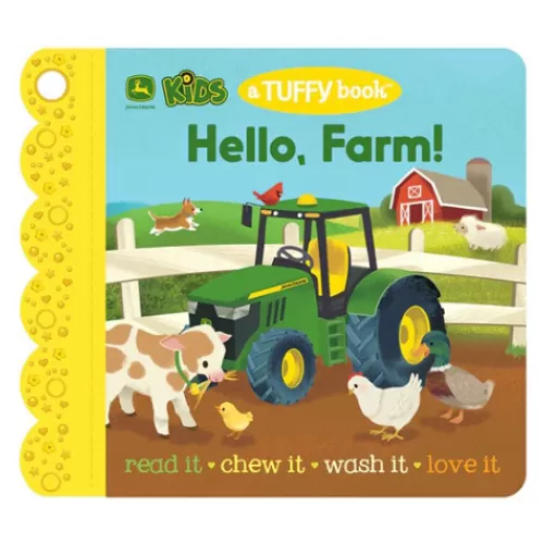 Books^Tannenbaum Holiday Shop Hello Farm! Tuffy Book