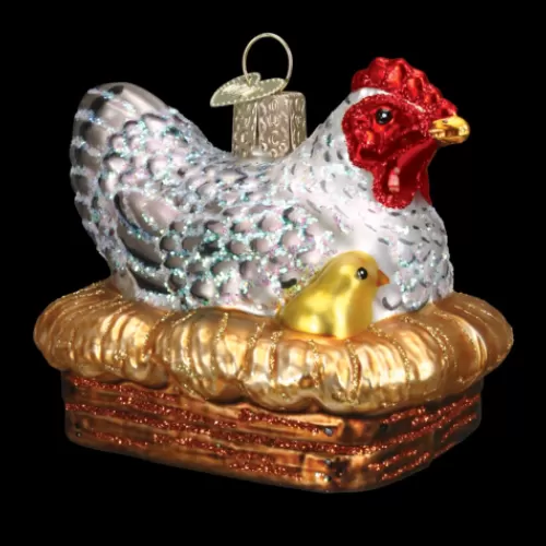 Animal Ornaments^Tannenbaum Holiday Shop Hen On Nest