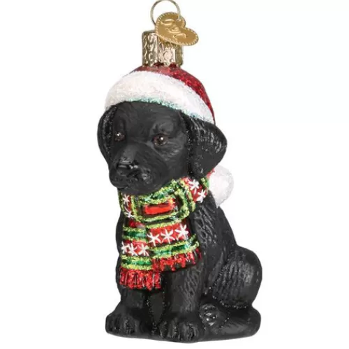 Animal Ornaments^Tannenbaum Holiday Shop Holiday Black Lab Puppy