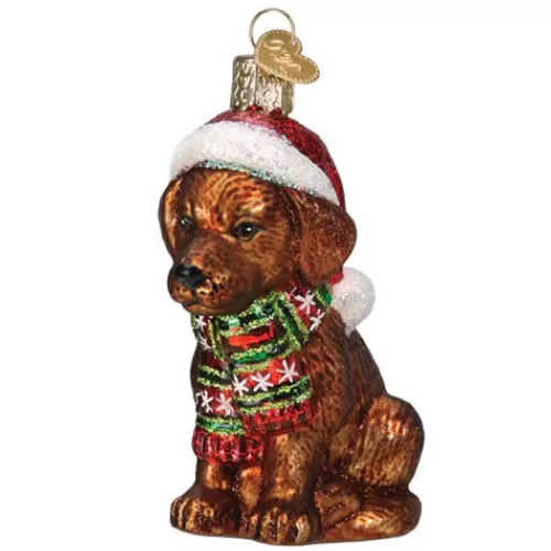 Animal Ornaments^Tannenbaum Holiday Shop Holiday Chocolate Labrador Pup