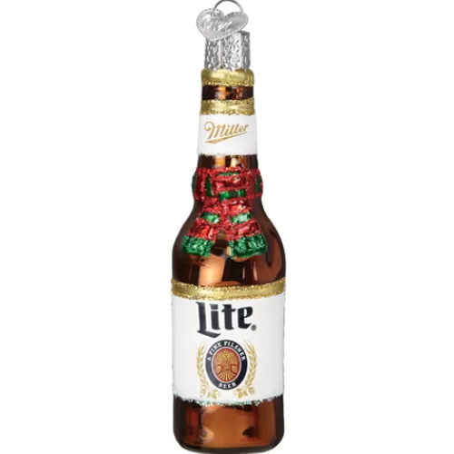 Food And Beverage Ornaments^Tannenbaum Holiday Shop Holiday Miller Lite Bottle