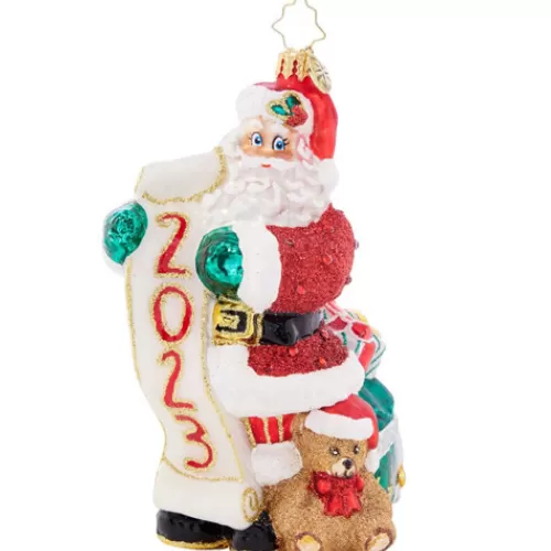 Santa Ornaments^Tannenbaum Holiday Shop Holly Jolly New Year