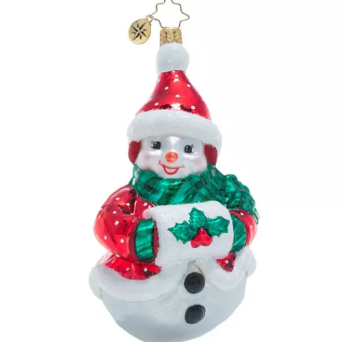 Snowman Ornaments>Tannenbaum Holiday Shop Holly Jolly Snowman