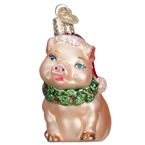 Animal Ornaments^Tannenbaum Holiday Shop Holly Pig