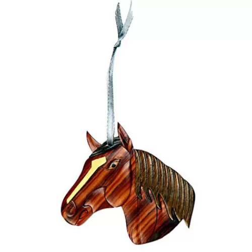 Animal Ornaments^Tannenbaum Holiday Shop Horse Ornament