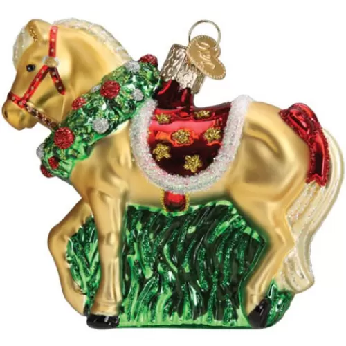 Animal Ornaments^Tannenbaum Holiday Shop Horse With Wreath