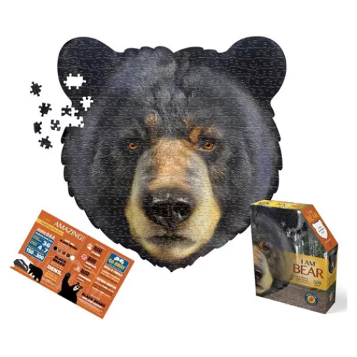 Puzzles And Toys>Tannenbaum Holiday Shop I Am Bear 550 Pc Shaped Jigsaw Puzzle