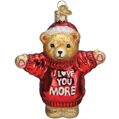 Animal Ornaments^Tannenbaum Holiday Shop I Love You More Bear