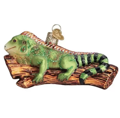 Animal Ornaments^Tannenbaum Holiday Shop Iguana Ornament