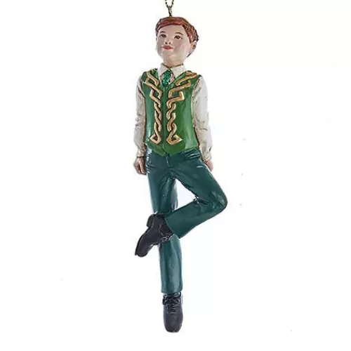 St. Patrick's Day>Tannenbaum Holiday Shop Irish Dancing Boy Ornament