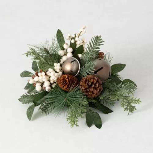 Floral, Wreaths, And Garland>Tannenbaum Holiday Shop Jingle Bells & Berry Orb