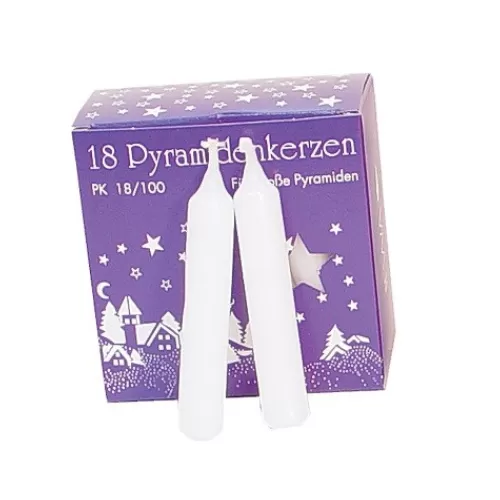 Candles And Home Fragrances^Tannenbaum Holiday Shop Large White Candles (18 Pieces)