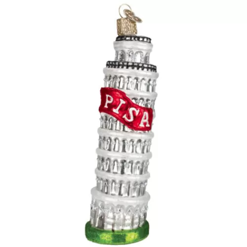 Travel And Destination Ornaments>Tannenbaum Holiday Shop Leaning Tower Of Pisa