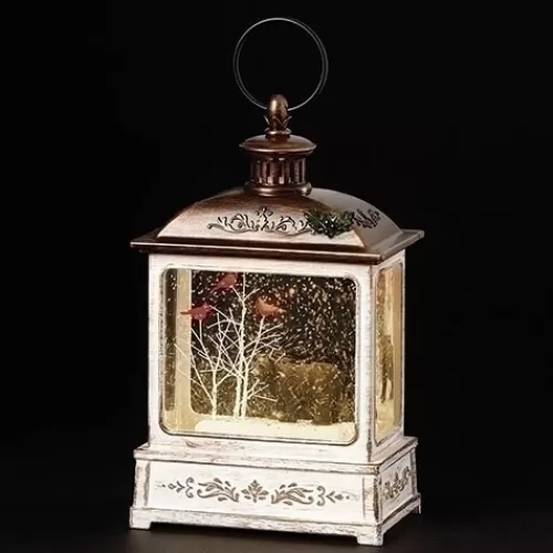 Snowglobes, Waterglobes, And Music Boxes>Tannenbaum Holiday Shop Led Black Bear Swirl Lantern