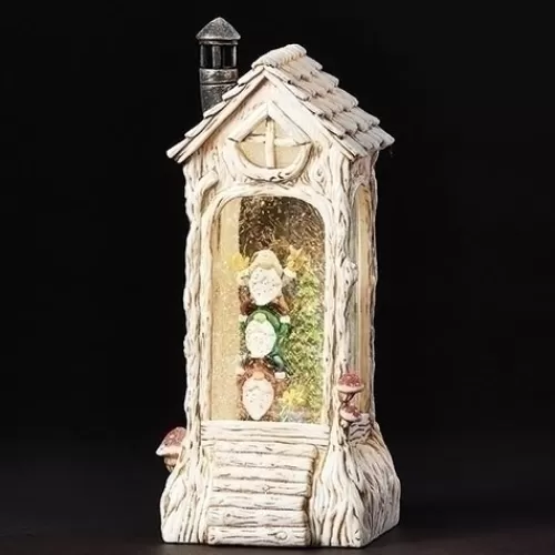 Snowglobes, Waterglobes, And Music Boxes>Tannenbaum Holiday Shop Led Swirl Gnome Lantern