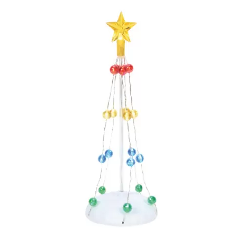 Department 56 - Villages^Tannenbaum Holiday Shop Lit Christmas Pole Tree