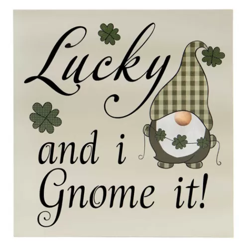 Indoor Decor^Tannenbaum Holiday Shop Lucky & I Gnome It Sign