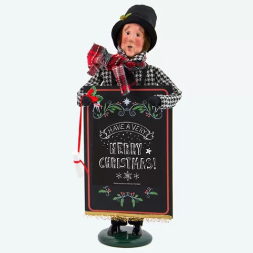 Indoor Decor^Tannenbaum Holiday Shop Man With Chalkboard