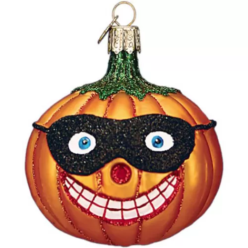 Ornaments>Tannenbaum Holiday Shop Masked Jolly Jack O'Lantern