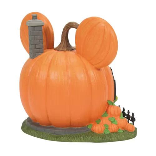 Department 56 - Halloween Village>Tannenbaum Holiday Shop Mickey's Pumpkintown House