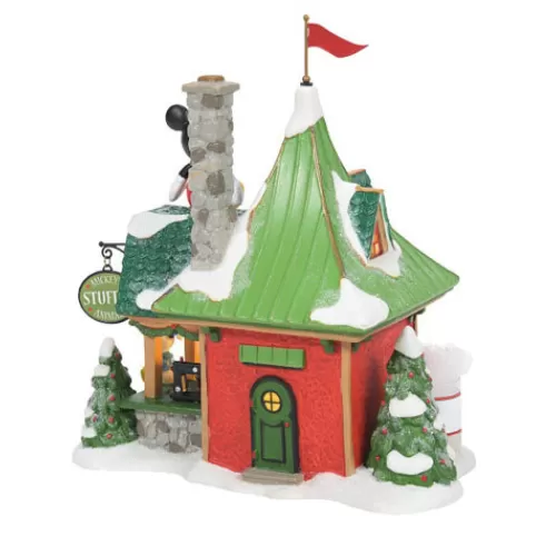 Department 56 - Villages^Tannenbaum Holiday Shop Mickey's Stuffed Animals