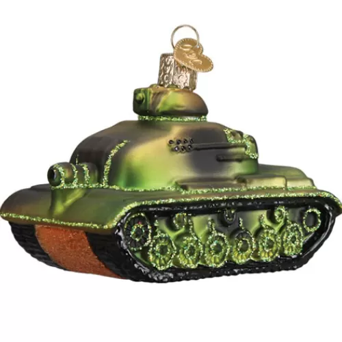 Novelty Ornaments^Tannenbaum Holiday Shop Military Tank