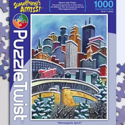 Puzzles And Toys>Tannenbaum Holiday Shop Minneapolis Spirit: 1,000 Piece Puzzle