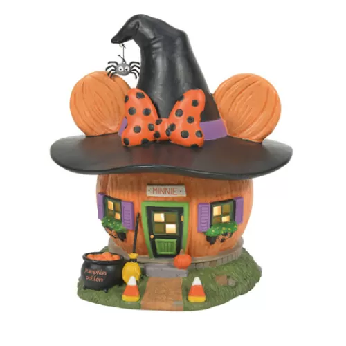 Department 56 - Halloween Village>Tannenbaum Holiday Shop Minnie's Pumpkintown House