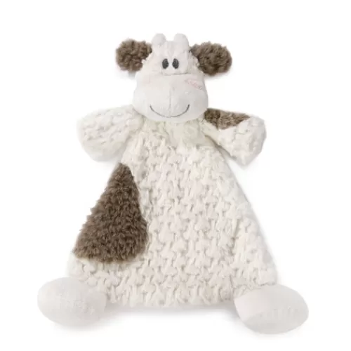 Baby Ornaments And Gifts^Tannenbaum Holiday Shop Moozer Cow Rattle Blankie