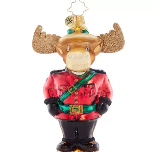 Animal Ornaments^Tannenbaum Holiday Shop Mountie Bruce Moose