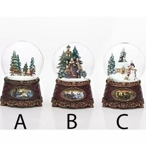 Snowglobes, Waterglobes, And Music Boxes>Tannenbaum Holiday Shop Musi L Holid Y Dome, 3