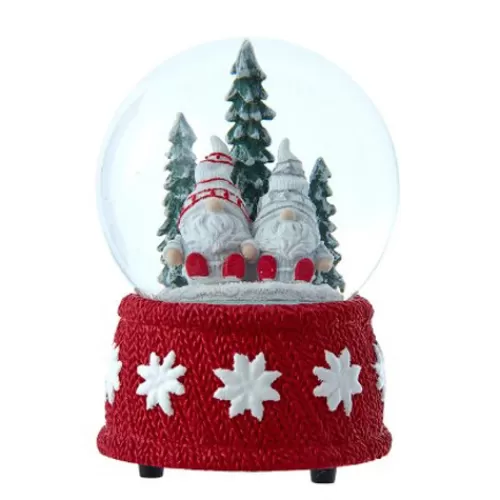 Snowglobes, Waterglobes, And Music Boxes>Tannenbaum Holiday Shop Musical Gnomes Water Globe