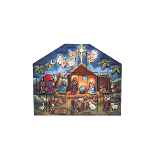 Advent Calendars>Tannenbaum Holiday Shop Nativity Advent Calendar