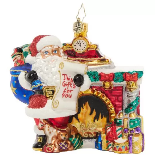 Santa Ornaments^Tannenbaum Holiday Shop Nice List Santa