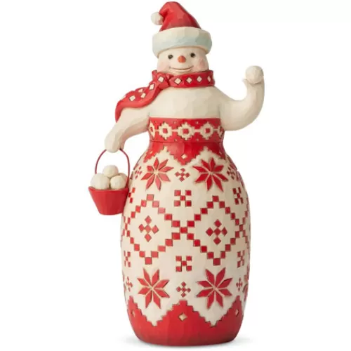 Snowman Figurines>Tannenbaum Holiday Shop Nordic Noel Snowman