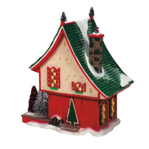 Department 56 - Villages^Tannenbaum Holiday Shop North Pole Sisal Tree Factory