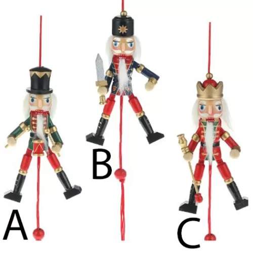 Nutcrackers>Tannenbaum Holiday Shop Nut R Ker Pull Puppet Orn Ments, 3