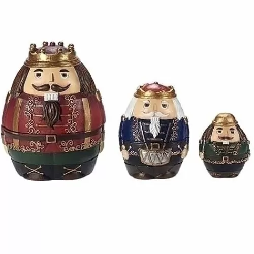 Nutcrackers>Tannenbaum Holiday Shop Nutcracker Nesting Set, 3 Pc