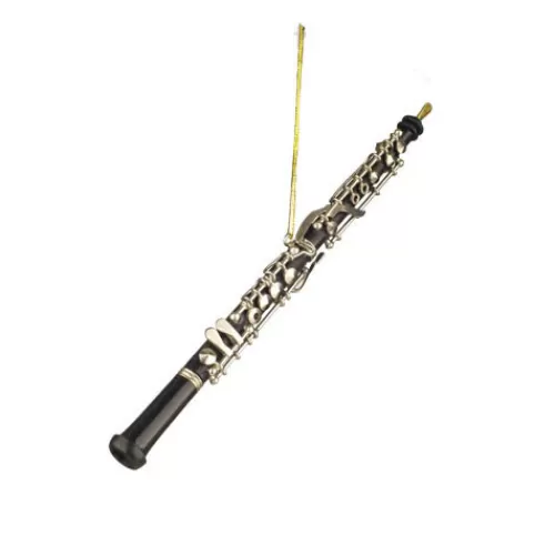 Music Ornaments>Tannenbaum Holiday Shop Oboe Black Ornament