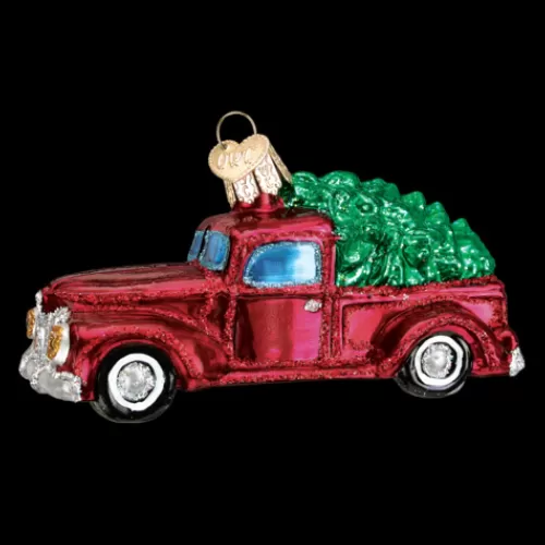 Novelty Ornaments^Tannenbaum Holiday Shop Old Truck With Tree