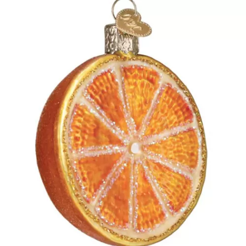 Food And Beverage Ornaments^Tannenbaum Holiday Shop Orange Ornament