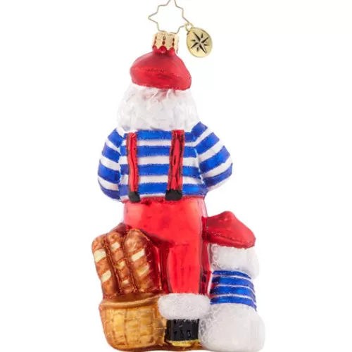 Santa Ornaments^Tannenbaum Holiday Shop Pardon My French Santa