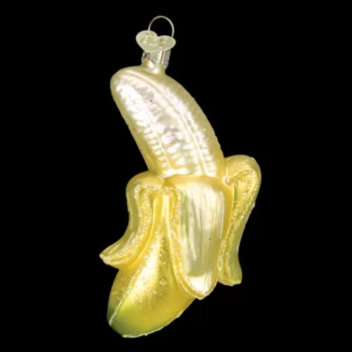 Food And Beverage Ornaments^Tannenbaum Holiday Shop Peeled Banana