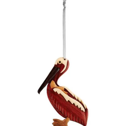 Animal Ornaments^Tannenbaum Holiday Shop Pelican Ornament