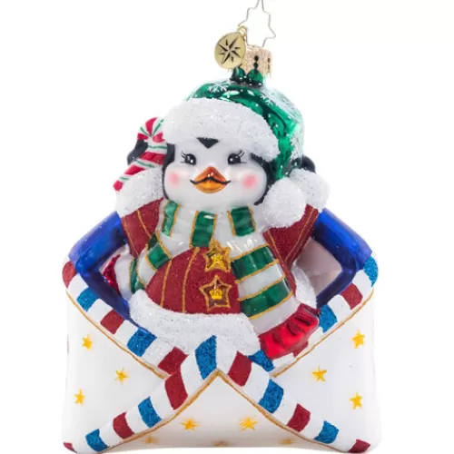 Animal Ornaments^Tannenbaum Holiday Shop Penguin Delivery